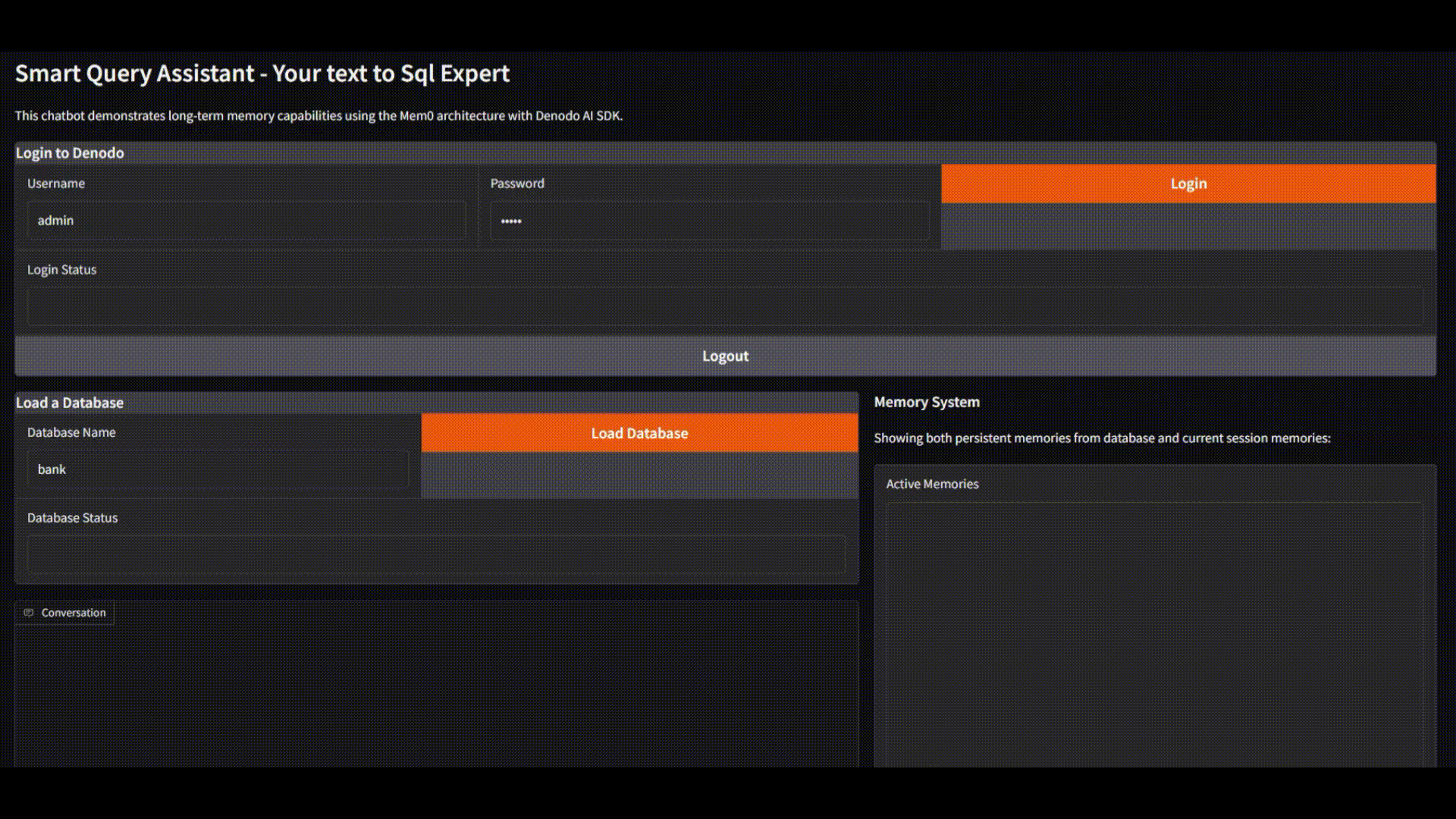 Sandra's First Session